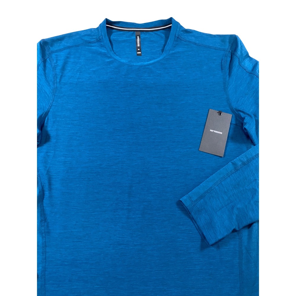Ten Thousand Versatile Long Sleeve Shirt Mens Medium Solar Blue CrossFit Gym NEW